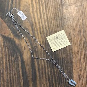 Men’s necklace with natural stone